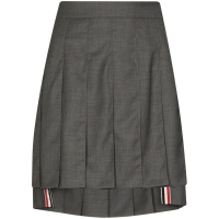 Thom Browne Women's 'Dropped Back Pleated' Mini Skirt