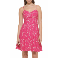 Guess Women's 'Bonded Lace' Fit & Flare Dress