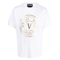 Versace Jeans Couture T-shirt 'Foiled Logo' pour Hommes