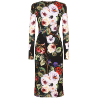 Dolce & Gabbana 'Floral' Midi Kleid für Damen