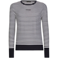 Dolce & Gabbana Pull 'Logo-Embroidered Striped' pour Hommes