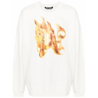 Palm Angels Pull 'Logo-Flame' pour Hommes