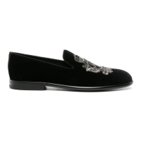 Dolce & Gabbana Men's 'Coat Of Arms-Embroidered' Loafers