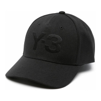 Y-3 Men's 'Flocked-Logo' Baseball Cap