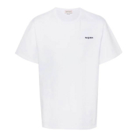 Alexander McQueen Men's 'Embroidered-Logo' T-Shirt