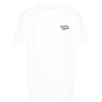 Maison Kitsuné 'Handwriting-Logo' T-Shirt für Herren