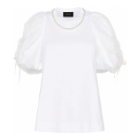 Simone Rocha T-shirt 'Tulle-Overlay' pour Femmes