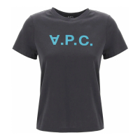 A.P.C. 'Flocked Vpc Logo' T-Shirt für Damen