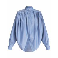 Etro 'Oxford Gathered' Langärmelige Bluse für Damen