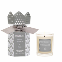 StoneGlow 'White Cashmere & Pear' Scented Candle - 75 g