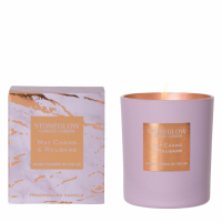 StoneGlow 'May Chang & Rhubarb' Scented Candle - 220 g