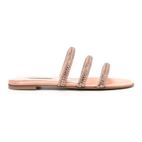 Casadei 'Stratosphere Crystal-Embellished' Flache Sandalen für Damen