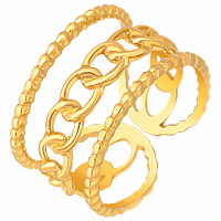 La Chiquita Women's 'Gormetis' Adjustable Ring