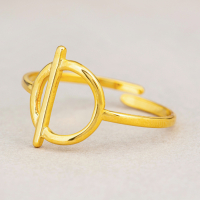 La Chiquita Women's 'Jupiter' Adjustable Ring