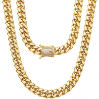 Stephen Oliver Men's 'Cable & Clasp' Necklace