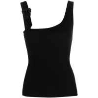 Versace Jeans Couture Women's 'Buckle-Embellished' Sleeveless Top