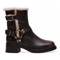 Steve Madden Women's 'Brixton Cozy Buckled Moto' Ankle Boots
