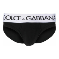 Dolce & Gabbana Men's 'Logo-Waistband Stretch' Briefs