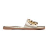 Valentino Women's 'Vlogo Cut-Out' Flat Sandals