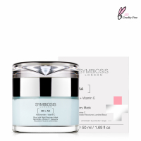 Symbiosis '(Niacinamide+Vitamin C) Blue Light Recovery' Nächtliche Gesichtsmaske - 50 ml