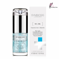 Symbiosis Sérum pour le visage '(Hyaluronic Acid+Malachite) Blue Light Protection Bi-Phase' - 30 ml