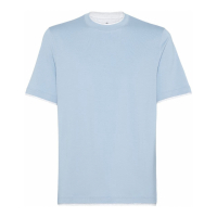 Brunello Cucinelli T-shirt 'Layered' pour Hommes