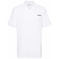 Alexander McQueen Men's 'Embroidered-Logo' Polo Shirt