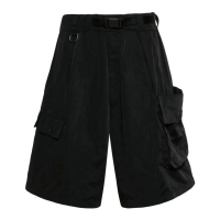 Y-3 Yohji Yamamoto Adidas Men's 'Slide-Buckled' Cargo Shorts