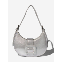 New York & Company Women's 'Joseph Darezzo Metallic Buckle Detail' Shoulder Bag