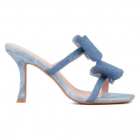New York & Company Women's 'Dalila Bow Slide' High Heel Sandals