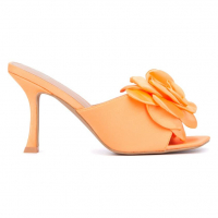 New York & Company Women's 'Gardenia Flower' High Heel Sandals