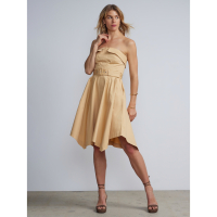 New York & Company Women's 'Strapless Hanky Hem Safari' Sleeveless Dress