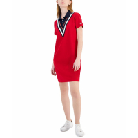 Tommy Hilfiger Robe Polo 'Chevron Colorblocked' pour Femmes