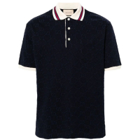 Gucci Men's 'GG-Embroidered' Polo Shirt