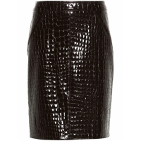 Tom Ford Women's 'Crocodile-Embossed' Mini Skirt