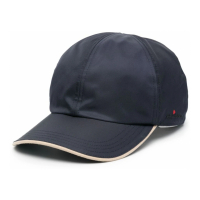 Kiton Casquette 'Logo-Embroidered Gabardine-Weave' pour Hommes