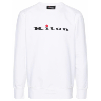 Kiton Sweatshirt 'Logo-Appliqué' pour Hommes