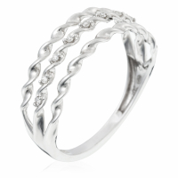 Paris Vendôme Women's 'Triple Camino de Diamantes' Ring