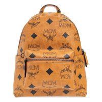 MCM Men's 'All-Over Logo Zipped' Backpack