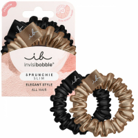 Invisibobble Set de Élastique pour cheveux 'Sprunchie Slims' - True Golden 2 Pièces