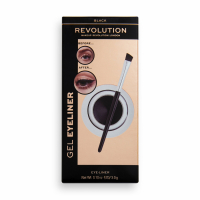 Revolution Make Up Gel eyeliner 'Pot With Brush' - Black