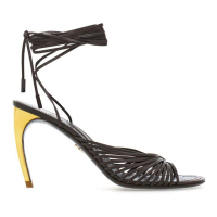 Salvatore Ferragamo Women's 'Curved-Heel' High Heel Sandals