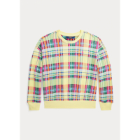 Ralph Lauren 'Plaid French Terry' Sweatshirt für große Mädchen