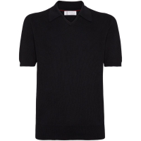 Brunello Cucinelli Polo 'Ribbed' pour Hommes
