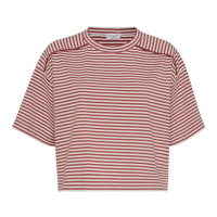Brunello Cucinelli T-shirt 'Striped' pour Femmes