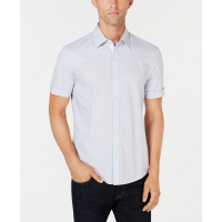 Michael Kors Men's 'Solid Stretch Button-Front' Short sleeve shirt