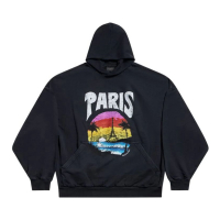 Balenciaga Sweatshirt à capuche  'Paris Tropical' pour Femmes