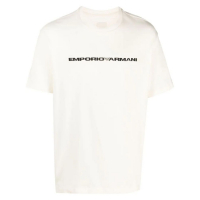 Emporio Armani T-shirt 'Logo-Print' pour Hommes