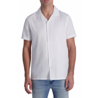 Karl Lagerfeld Paris Men's 'Jacquard Vine Camp' Short sleeve shirt