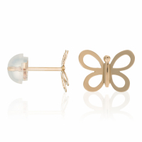 Oro Di Oro Women's 'Papillon Heureux' Earrings
